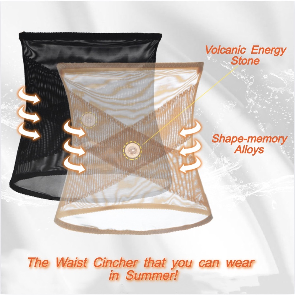 Premium Energizing Waist Cincher w/Memory Alloys